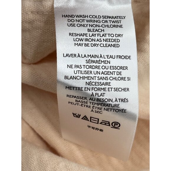 Pilcro Anthropologie Easy Going Corduroy Shirt Jacket XS Beige Knit Sleeves - Picture 7 of 8